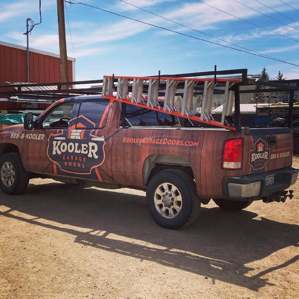 Kooler's Truck Fully Wrapped Up
